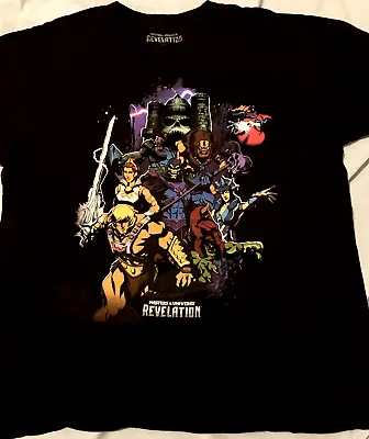 Rare He-man And The Masters Of The Universe Revelation Shirt L Skeletor Teela • $13