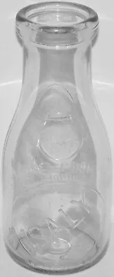 Vintage Milk Bottle ISALY Registered Round Embossed Pint Ohio Pennsylvania • $13.49