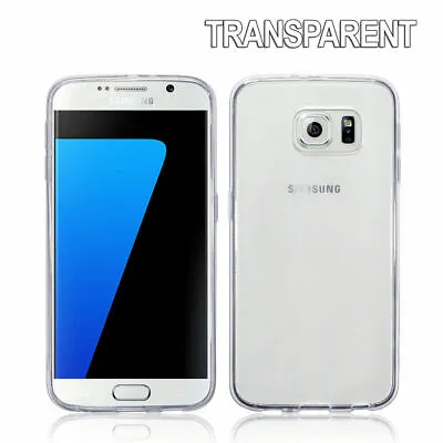 Crystal Clear Ultra Slim Gel Cover TPU Case For Samsung Galaxy S7 & S7 Edge • $3.95