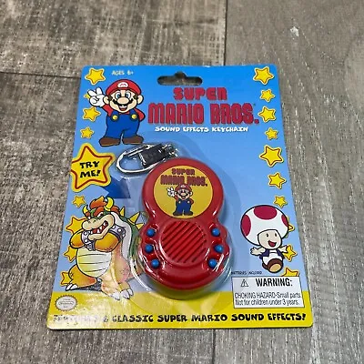 Vintage Super Mario Bros. Talking SFX/Sound Effects Keychain Clip (2007) • $19.99