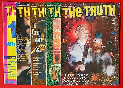 Vintage THE TRUTH Alternative Comedy Magazines *5 Different #3-6 9 • £0.99