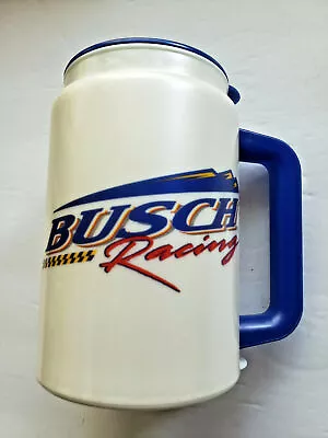 Vintage 1997 Busch Racing NASCAR Plastic Travel Mug With Lid U137 • $12.99