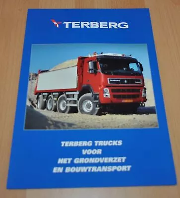 Terberg Dump Heavy Volvo Truck Brochure Prospekt • $14.99