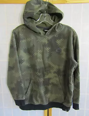 Vans Off The Wall Logo Camo Cotton Blend Long Sleeve Hoodie Youth Unisex Size L • £7.23