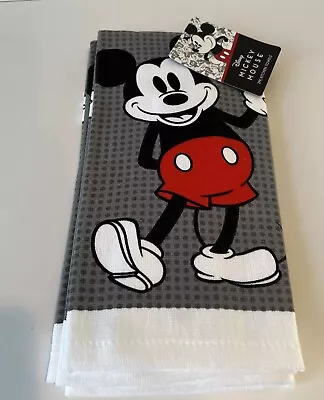 Disney Mickey Mouse 2 Pack Kitchen Towels Mickey Dish Towels New • $10.19