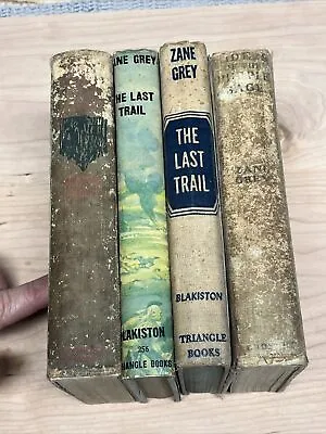 Zane Grey 1909 - 1912 Book Lot - Hardcover - Great Decoration Or Collectable • $8