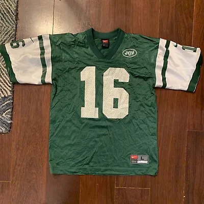 Vinny Testaverde Jersey! New York Jets YOUTH Large 14-16 Vintage NFL Home Green • $32