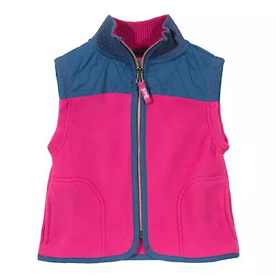 Kite Fleece Gilet Baby Girl Pink • £19.99