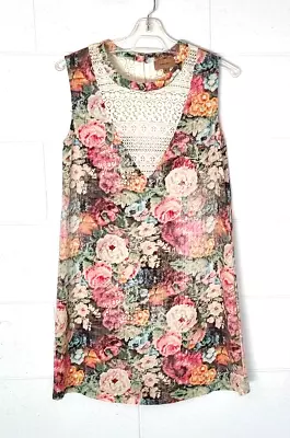   Kachel  Ec Size 8 Multi-coloured Sleeveless Slip On Dress • $18