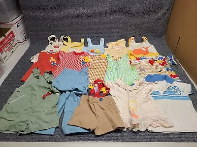 Vtg CARTERS Clothes Lot Of 16 Infant Toddler Kids Mix Size Boys Shirts 70s 80s • $31