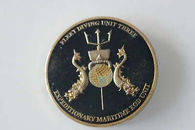 Fleet Diving Unit Three Expeditionary Maritime EOD Unit Challenge Coin • $26.99