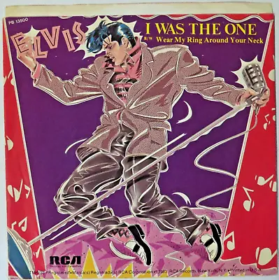 ELVIS PRESLEY I Was The One / Wear My Ring RCA 45 PROMO NM 7” W/PS • $12