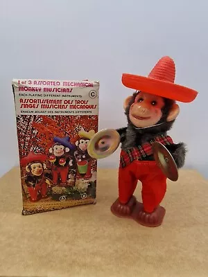 £79.99 • Buy Vintage Carl? Original Wind Up Monkey Toy Cymbols Symbols Working Boxed