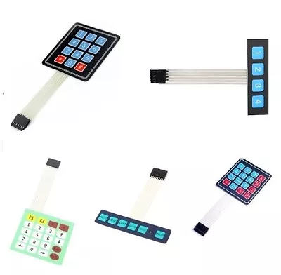 1PCS 4x3/4x5/1x6/1x4 Keys Matrix Keyboard Array Membrane Switch Keypad Keyboard • $0.99