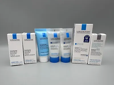 La Roche Posay Lot Of 7 Travel Sz Serum Foaming Wash Moisturizer Cream Hyalu B5 • $29.99