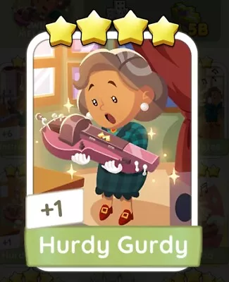 Monopoly Go 4 ⭐️  Hurdy Gurdy Fast Delivery (Read Description) • $4