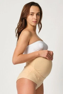 £19.99 • Buy EMAY Women's Cotton Maternity Shapewear Briefs, High Waist Over-the-Bump Panties