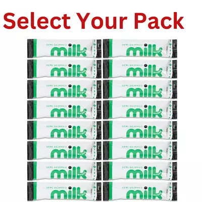 Semi Skimmed Milk Sticks 10ml Long Life Hotel Portions Creamer Sachets Lakeland • £9.49