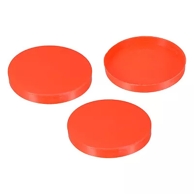 110mm ID Pipe End Caps 3 Pack Round Tubing Insert Pipe Cover Red • £5.76