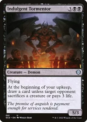 MTG - INDULGENT TORMENTOR - Starter Commander (U) • $1