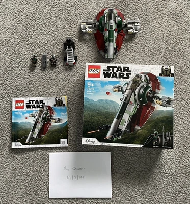 £15 • Buy Lego 75312 Star Wars Boba Fetts Starship - 100% Complete 