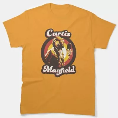 Curtis Mayfield 70s Funky Soul Classic T-Shirt • $19.99