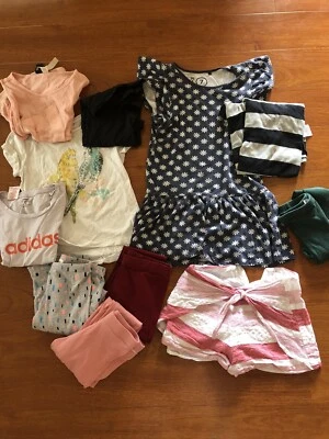 $5 • Buy Summer Girls Clothes. Lot Include Adidas Bonds T-shirts Leggings Dresses Short