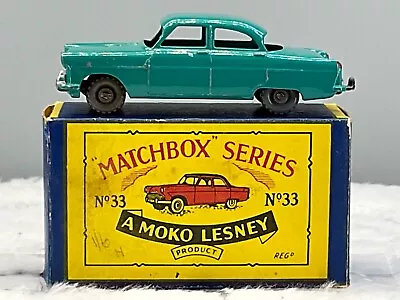 Matchbox No.33A Ford Zodiac 1957 MintGenuine In Original Box • $157