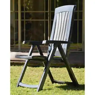 Reclining Garden Chairs Corsica 2 Pcs Grey Keter • £155.77