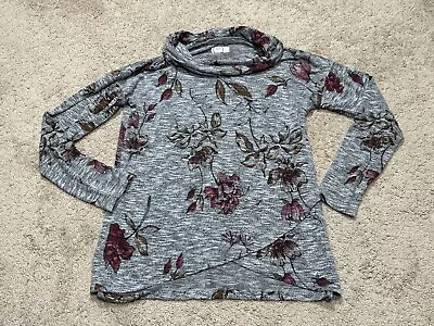 Maurices Womens Shirt Size Small Multicolor Floral Print Soft Classic Comfort • $14.99