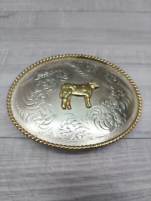 Montana Silversmith Belt Buckle. Standing Cattle.  714823-50. Used • $26.99