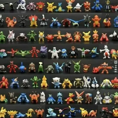 £2.50 • Buy 1 - 24 - 48 - 72 -96 Pcs Pokemon Action Figures Pockit Monster Toys Kids