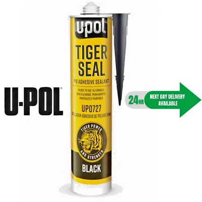 £10.99 • Buy U-POL Tiger Seal Black Pu Adhesive & Sealant - 310ML Upol UP0727