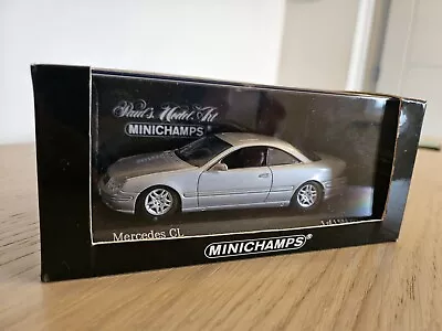 MINICHAMPS 1/43 Mercedes Benz CL W215 Silver 430038024 • £29.99