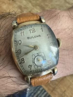 Bulova Gold Men's Watch - 10AN A152 • $99