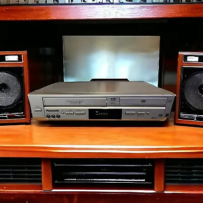 Panasonic PV-D4734S VCR/DVD Player! Tested See Pics! 4 Head+Omnivision/Vintage! • $115