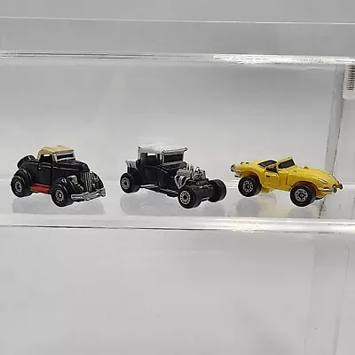 Micro Machines Jaguar T Bucket Roadmaster Opening Doors Lot Of 3 Preowned  • $18.95