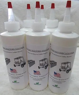 GOLF CART BATTERY RESTORE™ LIQUID Solution-Refurbish Repair 68 Volt EZGO CLUB • $24.99