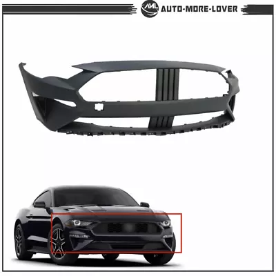 Fit For Ford Mustang Ecoboost/gt 2018-2021 Front Bumper Cover With Tow Hook Hole • $239.05