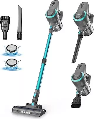 Devoac N300 20Kpa 40Min Cordless Handheld Stick Upright Vacuum | 1&Year Warranty • $57.99