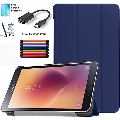 Samsung Galaxy Tab A 8.0 Case SM-T380/T385 Stand Slim Smart Cover FREE OTG/Sty/p • $19.99