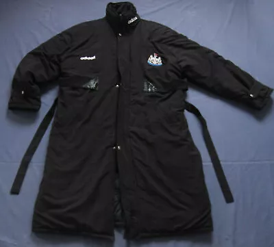 Adidas Newcastle United Coat Trench Trainer Coach Football Vintage 90s Retro • $426.78