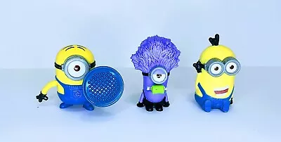 Despicable Me 2 Minions McDonalds Happy Meal Toys 2013 Set Of 3 • $15