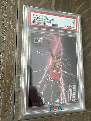 RARE! 1993 Ultra - Michael Jordan - Scoring Kings  PSA 7 • $899.99