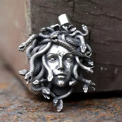 Medusa Pendant Necklace Vintage Snake Animal Accessories • $12.89