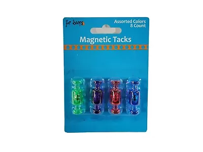 8 Magnetic Tacks Refrigerator Memo Note Message Magnetic Memo Tack 1 Set Of 8  • $4.95