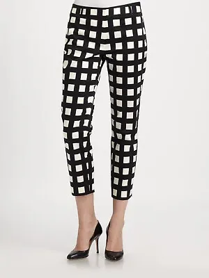Kate Spade Checkered Davis Trousers Size 2 $248 • £92.58