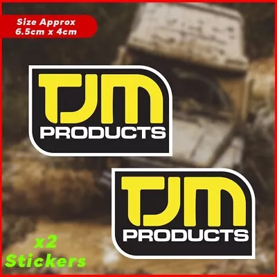 Tjm 4wd Sticker Off Road 4x4 Car Ute Laptop Mancave Fridge Esky Skateboard Decal • $6.85