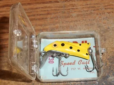 Vintage Speed Cast Tru-lur/very Rare Texas Lure/wonderful Color/in Box/very Nice • $26