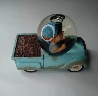 $40 • Buy Hallmark Peanuts Snow Water Globe Pigpen 2014 Truck A Little Dirt Never Hurt 